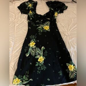 Urban Outfitters  Black  Floral Dress Size XS
